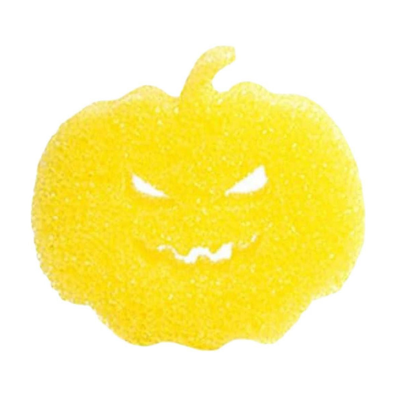 Halloween Cleaning Sponges Sponge Pumpkins Halloween Sponges Non Scratch Household Cleaning Sponges Scrubber For Dish Pots And Pans Dishwashing Flute Cleaning Bottle Cleaning Brushes Dish Brush with