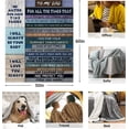 thumbnail image 5 of Dad Gifts Blanket, Gifts for Dad, Dad Birthday Gifts, Dad Gifts from Daughter, Dad Gifts from Son, Gifts for dad who Wants Nothing, Best Dad Gift Ideas, to My dad Blanket 60x50in, 5 of 6