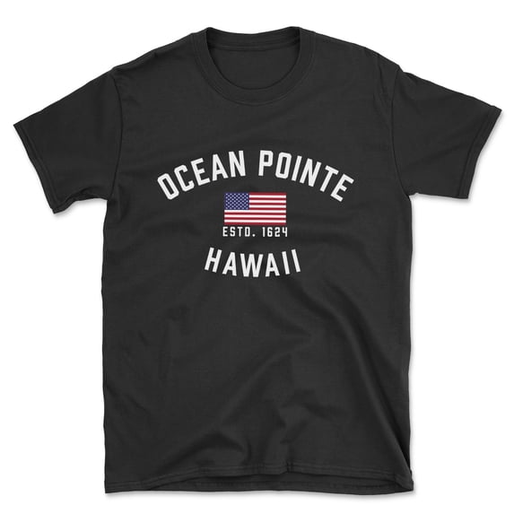 Ocean Pointe Hawaii Patriot Men's Cotton T-Shirt