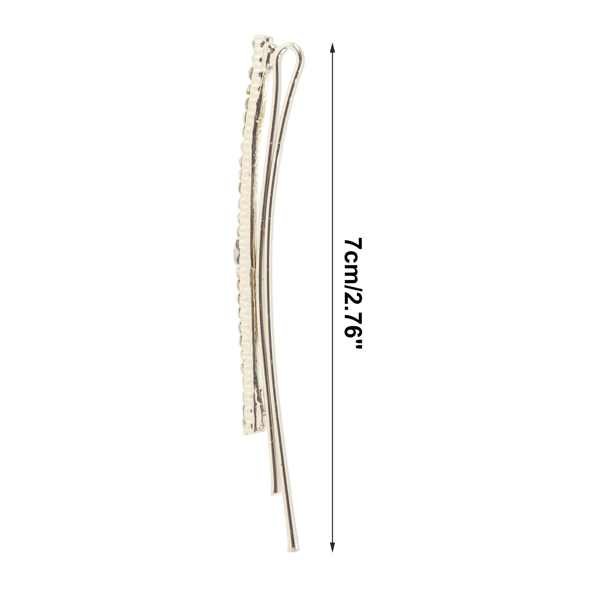Unique Bargains Star Bobby Pin Set 1 Pair Hair Accessories Silver Tone