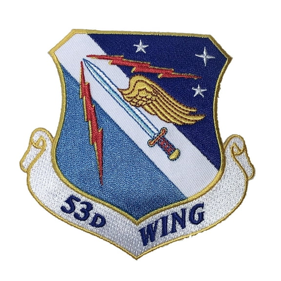 53rd Wing Patch – Plastic Backing