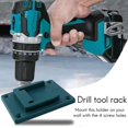 thumbnail image 5 of Soporte de base para herramientas, 5 paquetes, Compatible con soporte para herramientas de taladro de 18v, colgador (lote de 5, como se muestra), 5 of 5