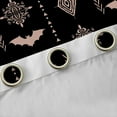 thumbnail image 4 of Feelyou Bat Animal Blackout Curtains Set of 2 (52x84 Each), Boho Aztec Window Curtains, 4 of 6
