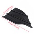 thumbnail image 6 of For Ford Escape 2013-2016 Front Bumper Foglamp Foglight Cover Frame Grille Trim Lid Black, 6 of 7