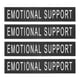 thumbnail image 1 of 2 Pairs Custom Tags Dog Chest Strap Patches Dog Harness Stickers Emotional Support Dog Patch Dog Training Patch Dog Vest Patches, 1 of 4