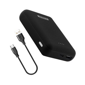 Liquipel Powertek 10,000mAh Compact Power Bank 20W PD Fast Charge USB-C وUSB-A