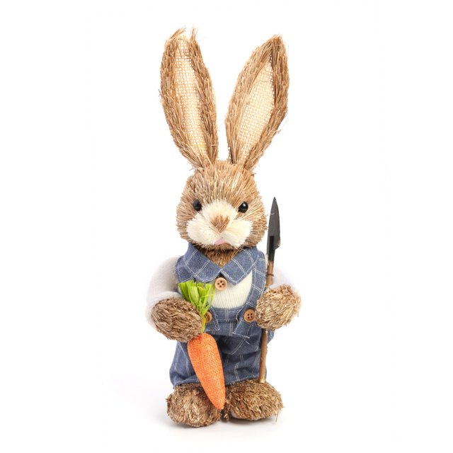 Ygjytge Conejito Creativo Pascua Simulación Conejo Lindo Adorno para El (N)