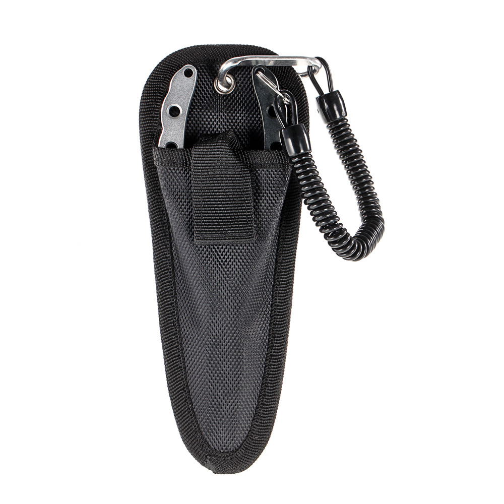 Details about  / Handle Fishing Jaws Remover Braided Line Cutters Split Ring Sheath Black Pouch