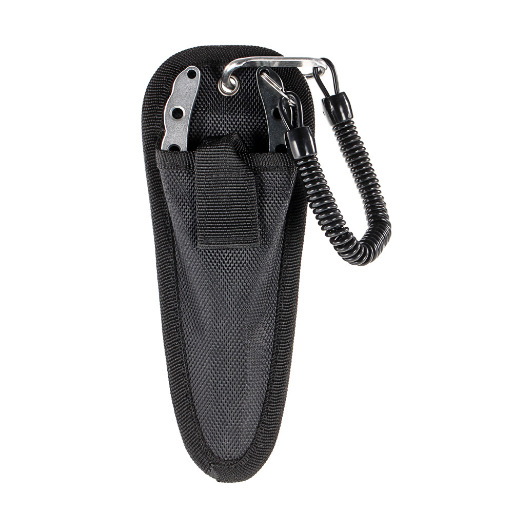 Details about / Handle Fishing Jaws Remover Braided Line Cutters Split Ring Sheath Black Pouch