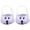 White, variant on Jiibva 2 Pcs Halloween Trick or Treat Bucket Plush Halloween Pumpkin Ghost Candy Bags Halloween Treating Baskets Reusable Goodie Gift Tote Bag Party Supplies