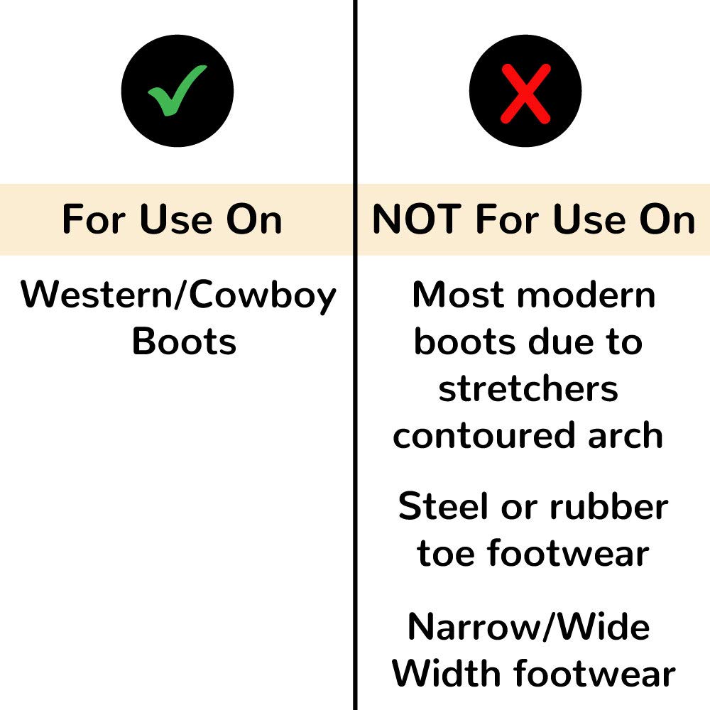 footfitter premium professional boot stretcher