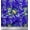 Purplish Blue, variant on Soimoi Gray Silk Fabric Leaves & Peony Floral Printed Fabric 1 Yard 44 Inch Wide