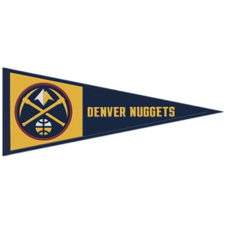 WinCraft Denver Nuggets 13 x 32 Wool Primary Logo Pennant