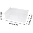 thumbnail image 2 of SUTENGDA Dyegold A4 Paper Organizer Clearance Plastic Storage Box with Latching Lids Multi-Purpose Clear A4 Paper Storage Classroom Organization  Storage Containers for Board Game  Craft, 2 of 5