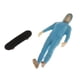 thumbnail image 1 of de Acción de Niño Patinador en Miniatura a 1:64, Deslizante Pintada para Accesorios de Bricolaje Santable Azul Yotijar Figuras de personas en miniatura, 1 of 8