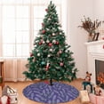 thumbnail image 7 of Sikiie Lavender Flowers 30-48 inches {designName} Print Christmas Tree Skirt Snowman Xmas Tree Skirt with Edge Christmas Decorations for Holiday Party36", 7 of 7