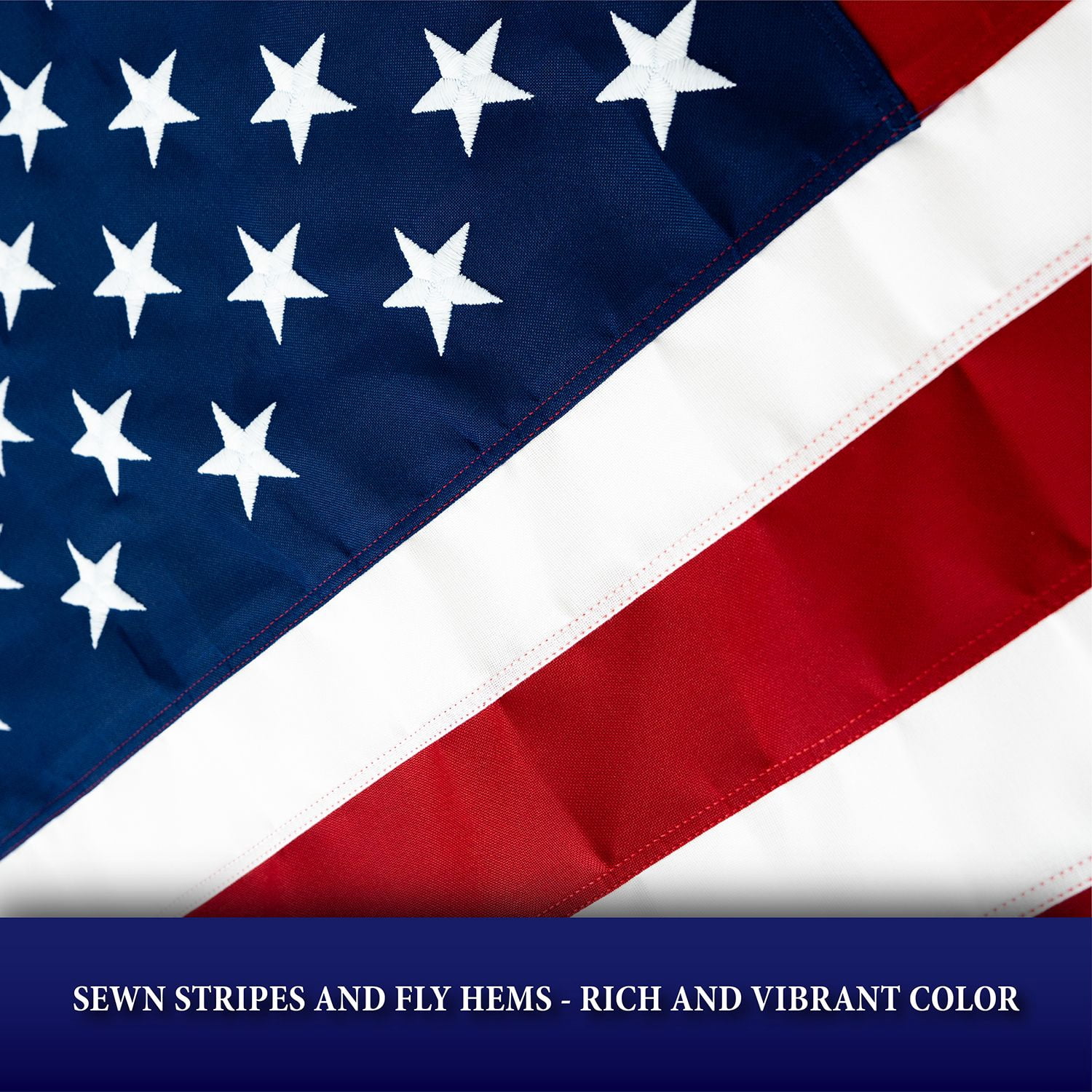 Allied Flag U.S. Flag - 3' x 5' Embroidered Polyester