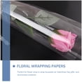 thumbnail image 2 of 1 Rouleau de Papier d'Emballage Transparent en Cellophane pour Fleurs 19.65x786.00 Po, 2 of 8