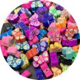 thumbnail image 1 of 200 Pcs Perles Rondes Colorées pour Fabrication de Bijoux pour Enfants DIY, Papillon, 1 of 7