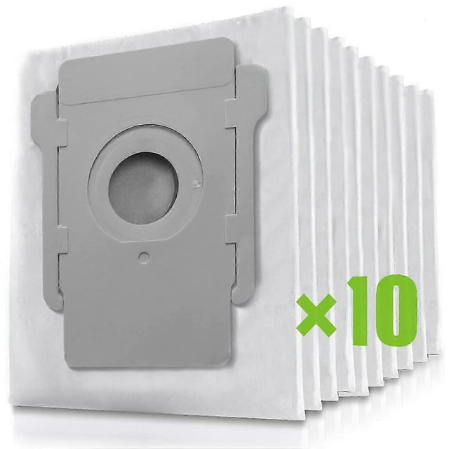 10 Roomba Replacement for iRobot Roomba i7 i7+ / S9 / S9+ / i3/ i3+ / i4 Vacuum Cleaner Dust Bags, Dust Bag Extractor Holder