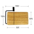 thumbnail image 2 of Prodyne 805B Thick Beech wood Cheese Slicer, 2 of 3