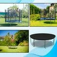 thumbnail image 5 of Trampoline Cover 18 Oz Waterproof - Patio furniture covers 100% Weather Resistant Rain snow Sun shade Round Trampoline Cover with Elastic for Snug Fit (240"Dia x 4"H, Black), 5 of 6