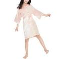 thumbnail image 4 of MuZeFu Girls Clothes Clearance under 10.00 Boys Girls Robe Toddler Baby Kids Girls Solid Silk Satin Kimono Robes Bathrobe Sleepwear Clothes Coat（18Months-9Years), 4 of 9