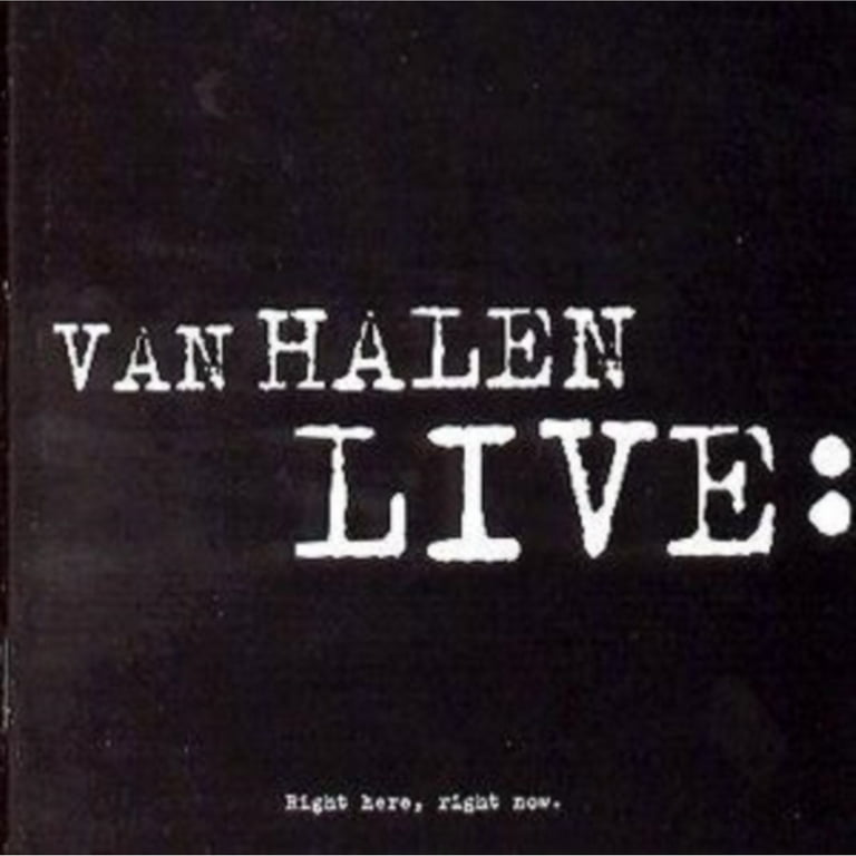 VAN HALEN LIVE Right here レコードRED VINYL Van Halen 'Live: Right Here, Right Now' to Make Vinyl Debut