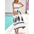 thumbnail image 3 of Vestido PRETTYGARDEN 2025 Maxi Floral sin Mangas Blanco XXL, 3 of 8