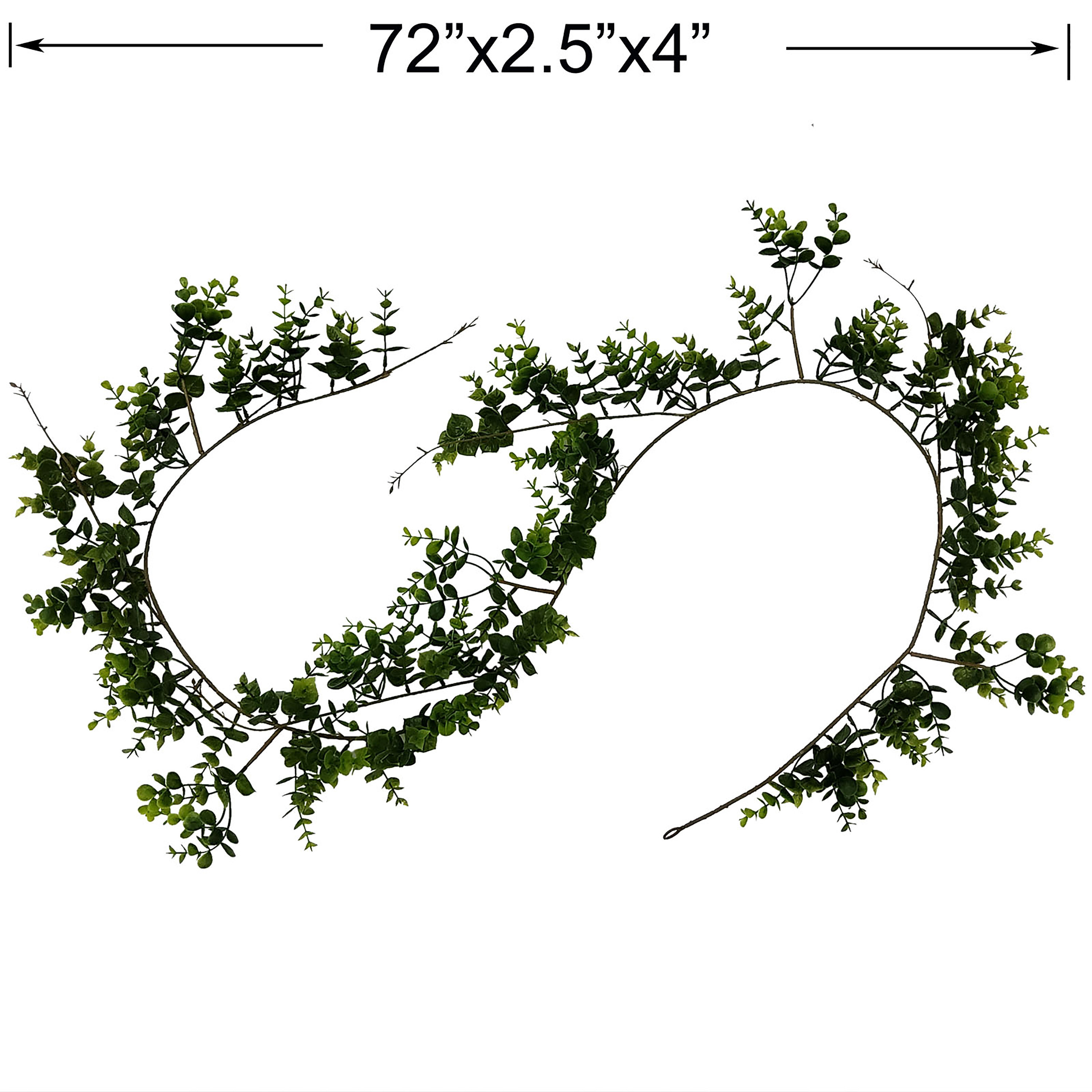 Mainstays 6ft Artificial Boxwood Garland photo 3