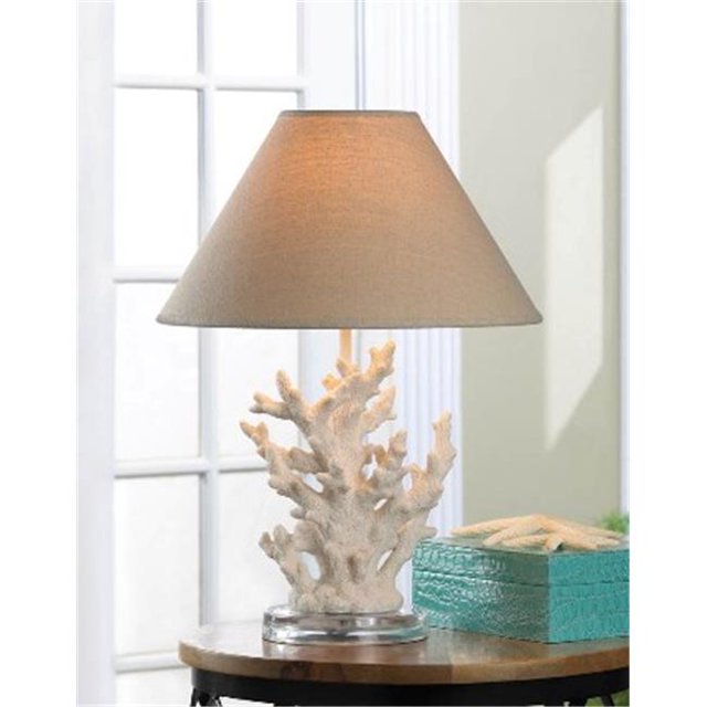 Zingz & Thingz 57071182 Lampe de Table Corail Blanc