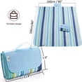 thumbnail image 2 of Manta de pícnic impermeable para exteriores FashionLive, 203 x 203 cm, 2 of 7