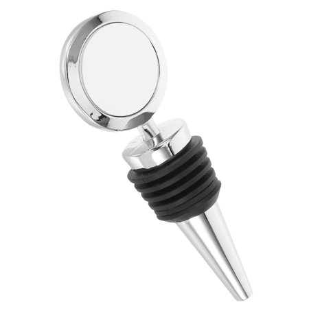 Vosarea Silver Metal Wine Bottle Stopper Durable DIY Plug for Effective Seal on Wine Bottles