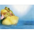 thumbnail image 3 of Tree-Free Greetings Duck Duck Frog Funny / Humorous Birthday Card, 3 of 4