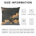 thumbnail image 5 of Kids Ombre Pillow Covers Black Cushion Covers Boys Girls Galaxy Throw Pillow Covers Marble Cloud Teens Cushion Covers, 5 of 5
