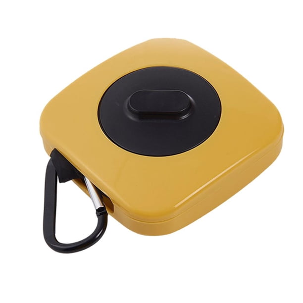 Bolsa de compras reutilizable, plegable y giratoria, ideal para guardar comestibles. Amarillo