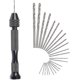 thumbnail image 1 of Mini taladro manual, brocas helicoidales + 25 microbrocas, tornillo de banco de aluminio inalámbrico, herramientas rotativas, 1 of 3