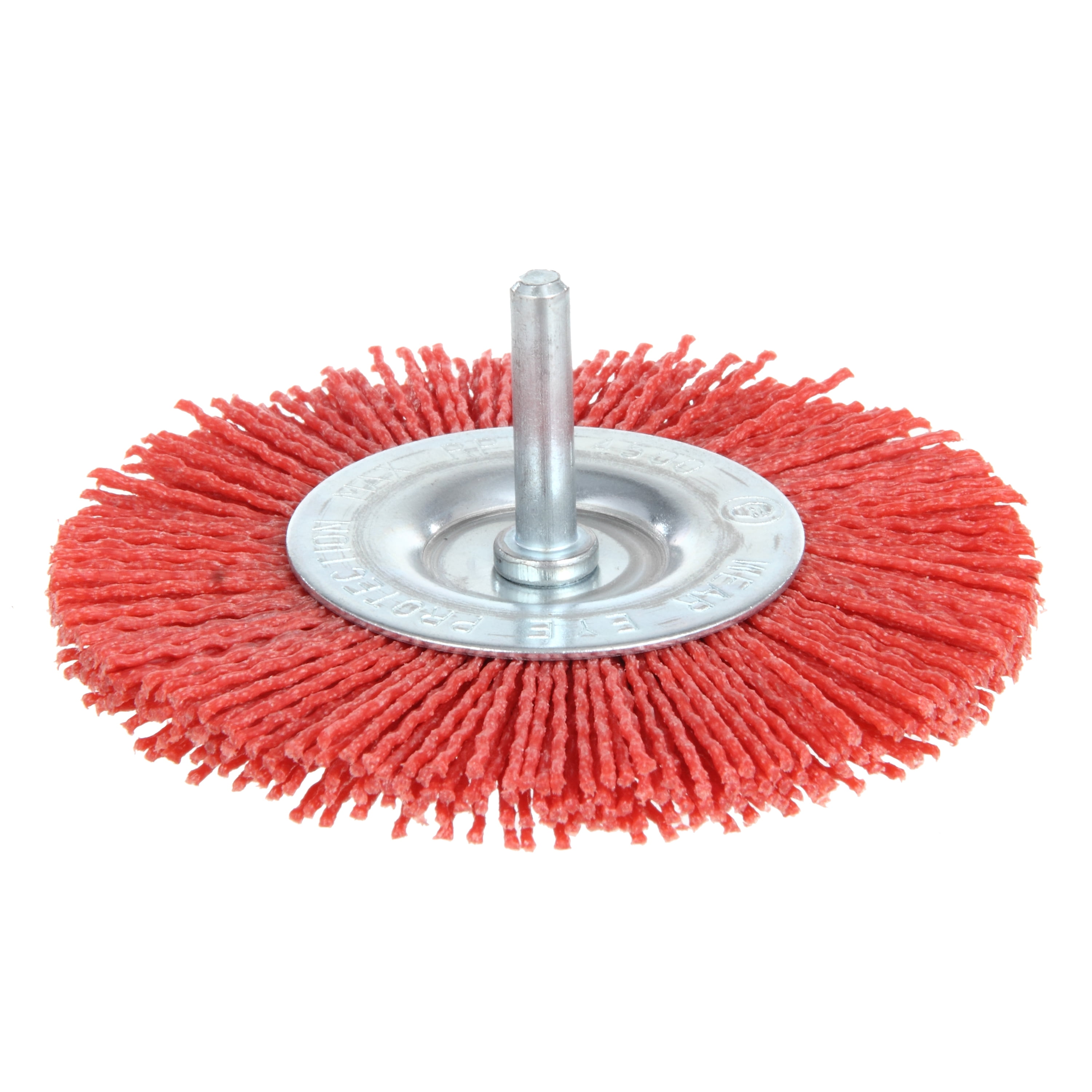 4 In 150 Grit Nylon Abrasive Wheel With 1//4 In Shank