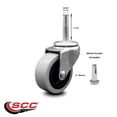 thumbnail image 2 of 2 Inch Polyurethane Wheel 5/16 Grip Neck Stem Caster Service Caster Brand, 2 of 2