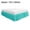 Turquoise, variant on PiccoCasa Polyester Brushed Bed Skirt with Elastic Dust Ruffles 16" Drop, King Dark Gray