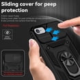 thumbnail image 5 of Estuche GANGXUN para iPhone SE 2020/2022, soporte giratorio 360°, estilo mecánico y magnético, 5 of 5