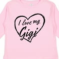 thumbnail image 4 of Inktastic I Love My Gigi in Black Chalk Heart Boys or Girls Long Sleeve Toddler T-Shirt, 4 of 5