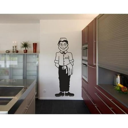 Style and Apply  Waiter Wall Decal Vinyl Art Home Decor  