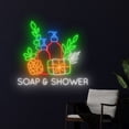 thumbnail image 3 of Handmadetneonsign Soap And Shower Led Sign, Soap And Shower Neon Light, Bathroom Sign, Home Decor, 3 of 5