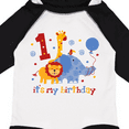 thumbnail image 3 of Inktastic Safari 1st Birthday Gift Baby Boy or Baby Girl Long Sleeve Bodysuit, 3 of 4
