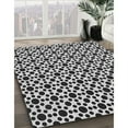 thumbnail image 2 of Ahgly Company Indoor Round Patterned Charcoal Black Area Rugs, 6' Round, 2 of 6