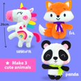 thumbnail image 3 of Kit de costura KRAFUN con forma de unicornio para principiantes, para niños de 7 a 13 años, 3 of 7