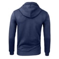 thumbnail image 3 of Hearthz Zipper Hoodies for Men Long Sleeve Hoodie Jackets for Men Streetwear Oversized Fall Winter Mens Hoodies with Pocket Navy XXXL, 3 of 5