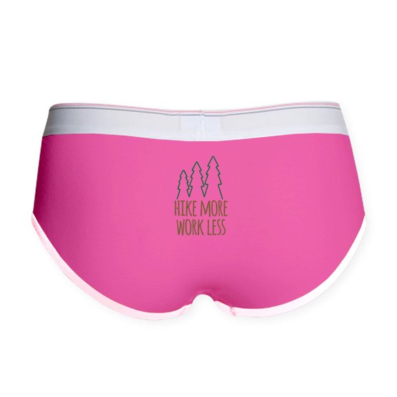 CafePress - Hike More Work Less Women's Boy Brief - Women's Novelty Briefs, Size S-XL