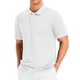 thumbnail image 2 of Polo MAGCOMSEN para hombre de secado rápido, color blanco, talla L, 2 of 7